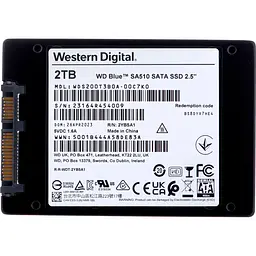 SSD накопичувач WD Blue SA510 2 TB [WDS200T3B0A] [122293] - мініатюра 4