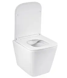 Унітаз підвісний безобідковий Kroner Eifel WHI493436 RIMLESS з сидінням Slim Duroplast / Soft-close / Quick relase (KE493436WHIR) (CV029611) - мініатюра 2