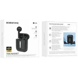 Навушники Borofone Joy True Wireless BT Headset BW38 чорні - мініатюра 2