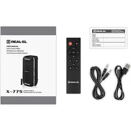 Акустика REAL-EL X-775 Black (EL121600032) [162331] - мініатюра 10