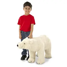 Величезний плюшевий полярний ведмідь Melissa&Doug, 91 см (MD8803) - мініатюра 3