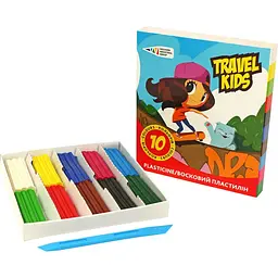 Пластилін Гамма Travel kids 10х120 г зі стеком  