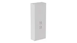 Шафа Анжело Ferrum-decor 5 полиць 4 двері 1900x800x380 ДСП Біла 16 мм (FRD-105055) - мініатюра 3