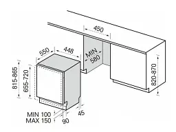 Посудомоечная машина Midea MDWEB1004MBWI - миниатюра 2