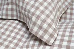 Постільна білизна Lotus Home - Checked Gingham кавовий сімейний - мініатюра 5