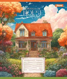 Набір зошитів 1 Вересня House colorful А5 в клітинку 48 аркушів 10 шт. (767097) - мініатюра 6