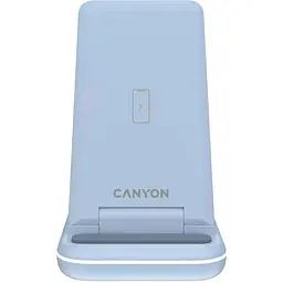 Зарядний пристрій Canyon WS-304 3 в 1 QI Blue (CNS-WCS304BL) - мініатюра 5