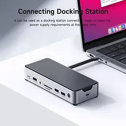 Кабель для передавання даних Hagibis USB4 Data Cable 40Gbps USB C to Type C 13 см (UCD4) - мініатюра 3