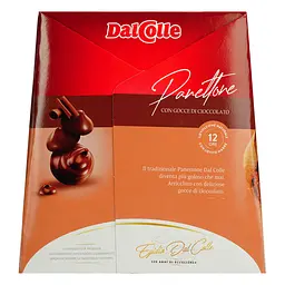 Уцінка. Кекс Dal Colle Panettone Gocce Cioccolato з шоколадними крихтами 750 г - мініатюра 3