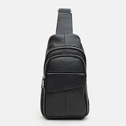 Чоловічий рюкзак шкіряний Keizer K13316bl-black - мініатюра 3