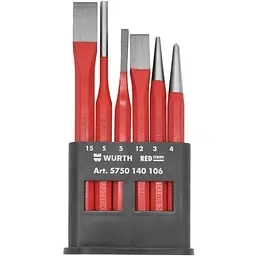 Набір виколоток, кернерів та зубил Wurth Red Stripe 6 шт. (5750140106)