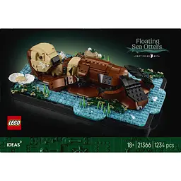Конструктор LEGO Ideas Пливучі морські видри 1234 деталі (21366)