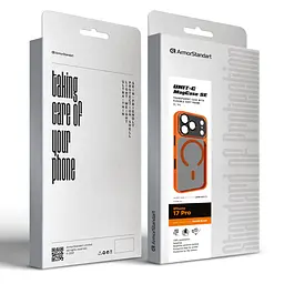 Чехол для Apple iPhone 17 Pro, Unit MagSafe SE, черный, с защитой камеры, магсейф, противоударный, магнитный, панель-накладка с MagSafe, с поддержкой беспроводной зарядки, TPU+PC, защита всего корпуса, ударопрочный, ArmorStandart (ARM86317) - мініатюра 5