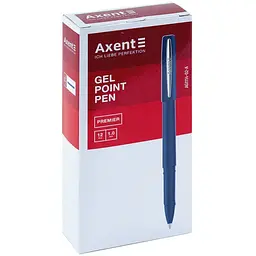 Набір гелевих ручок Axent Premier синій 12 шт. (AG1114-02-A)