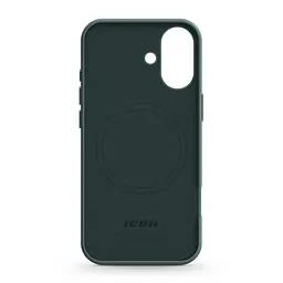Силиконовый чехол с MagSafe для Apple iPhone 16, ICON2 MagCase, зеленый, противоударный, панель с мягкой подкладкой, защита всего корпуса, поддержка беспроводной зарядки, совместим с защитными стеклами и пленками, ArmorStandart (ARM81313) - мініатюра 2