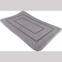 Набір килимків для ванної та туалету Soho Gray (tex mat 50*40, 50*80 см Gray) - мініатюра 2
