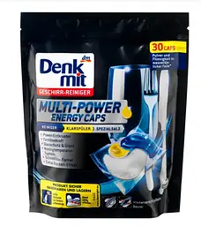 Капсули для посудомойки Denkmit Multi-Power Energy 3в1 30 шт (4066447750713)