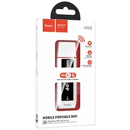 Портативний модем WiFi роутер Hoco HI43 150Mbps (SIM) 2100 mAh White - мініатюра 2