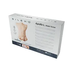 Торс з фалоімітатором на присосці SilexD Apollo L Male Torso Caramel - мініатюра 8