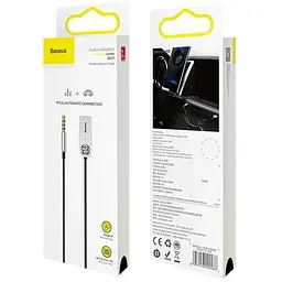 FM модулятор Baseus Bluetooth Audio Adapter AUX/USB with mic (CABA01-01) Black (CABA01-01)