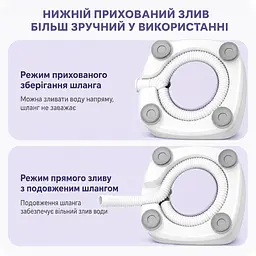 Пральна машина на акумуляторі / Міні пральна машина Type-C / Портативна пральна машинка 3000 мА·год - мініатюра 3