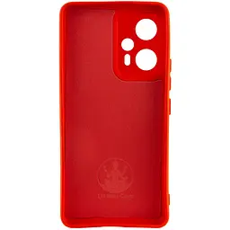 Чохол Silicone Cover Lakshmi Full Camera (A) для Xiaomi Redmi Note 12T Pro Червоний / Red - мініатюра 2