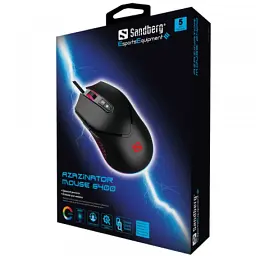 Мишка Sandberg Azazinator RGB USB Black (640-20) - мініатюра 5