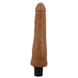 Вібратор Baile Sliding Skin Alfredo 9.8" 25 см коричневий - мініатюра 5