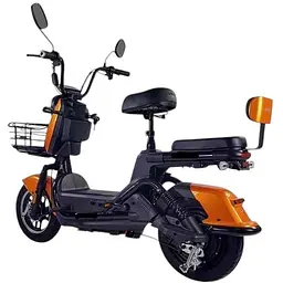 Електроскутер Двомісний Crosser CR2 (800W, 60V, 24Ah, графенові АБК) Помаранчевий - мініатюра 4