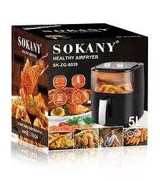 Мультипіч-аерофритюрниця Sokany SK-ZG-8028 5 л - мініатюра 10