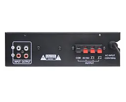 Трансляционный усилитель BiG 2-ZONE D-class 60W MP3/FM/Bluetooth 110V/4-16Ом