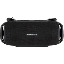 Портативна колонка Hopestar H48 20Вт LED підсвічування USB AUX FM Bluetooth чорна (H48) - мініатюра 4