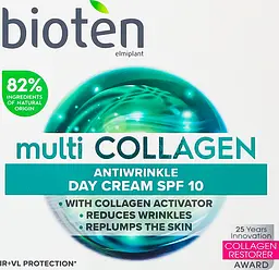 Денний крем для обличчя Bioten Multi Collagen Antiwrinkle Day Cream SPF10 з колагеном 50 мл - мініатюра 7
