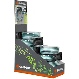 Шланг садовий Gardena Classic 13 мм 1/2" з кронштейном і комплект для поливу 20 м (18005-20.000.00) - мініатюра 2
