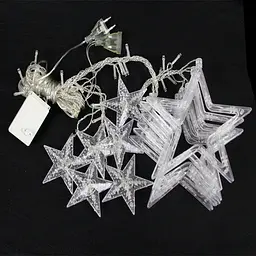 Гірлянда світлодіодна LTD Штора Зорепад 2.5 м 138LED 12 зірок 220В Warm white - мініатюра 4