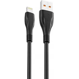 Кабель XO NB185 6A PD fast charger cable for lightning 1 м Чорний