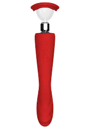 Вібратор Dream Toys Georgia Red Revolution, 29 см червоний - мініатюра 5