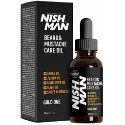 Олія для бороди Nishman Beard & Moustache Oil 30 мл - мініатюра 2