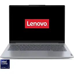 Ноутбук Lenovo ThinkBook 14 G7 IML з процесором Intel Core Ultra 7 155H pana la 4.8 GHz, 14", WUXGA, IPS, 16GB DDR5, 512GB SSD, Intel® графікою, No OS, Arctic сірий