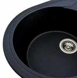 Кухонна мийка Platinum 5847 ONYX матова чорний металік (SP000038326) - мініатюра 3