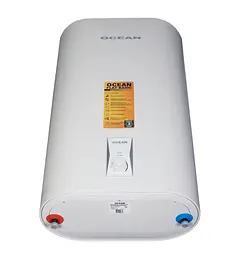 Водонагрівач Ocean FLAT BASIC 80 Л, 2,0 кВт, "сухий" ТЕН, прямокутний, вертикальний, білий (RZB80M ET+DT) - мініатюра 7