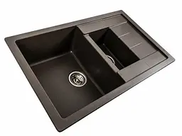 Кухонна мийка VALESO 7850W TOSKANA матова Темна скеля (SP000047524) - мініатюра 4