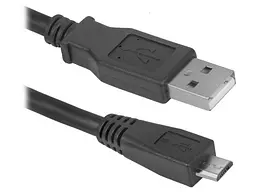 Кабель Defender USB08-06 USB2.0 AM-MicroBM, 1.8м (87459)
