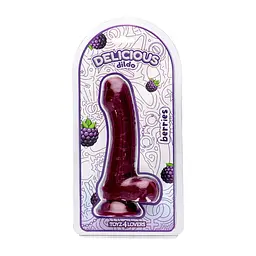 Фалоімітатор з ароматом ожини - Toyz4lovers Delicious Dildo Berries, 18,5 см
