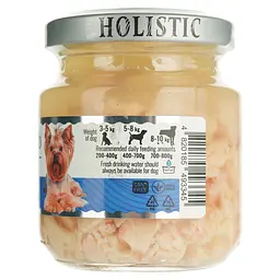 Вологий корм для собак Basttet'o Holistic шматочки філе курки в желе 130 г - мініатюра 3