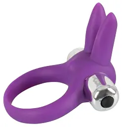 Ерекційне кільце Sweet Smile Cock Ring Rabbit 6.5 см (фіолетовий) - мініатюра 4