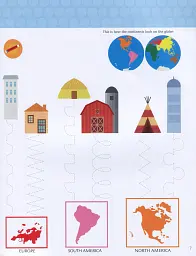 My First Book About the World: Montessori Activity Book - мініатюра 8