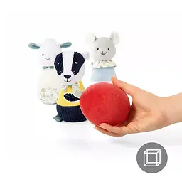 Розвиваючі м'які кеглі BabyOno Борсук Едмонд та друзі  - мініатюра 7