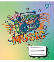 Нотний зошит Yes А5/12 Boombox style упаковка 25 шт. (766259) - мініатюра 3