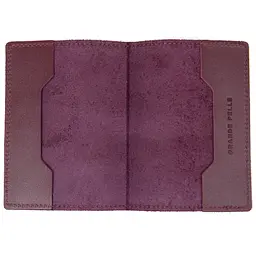 Шкіряна обкладинка для документів GRANDE PELLE 10х13,5х0,5 см acs0018498 - мініатюра 3